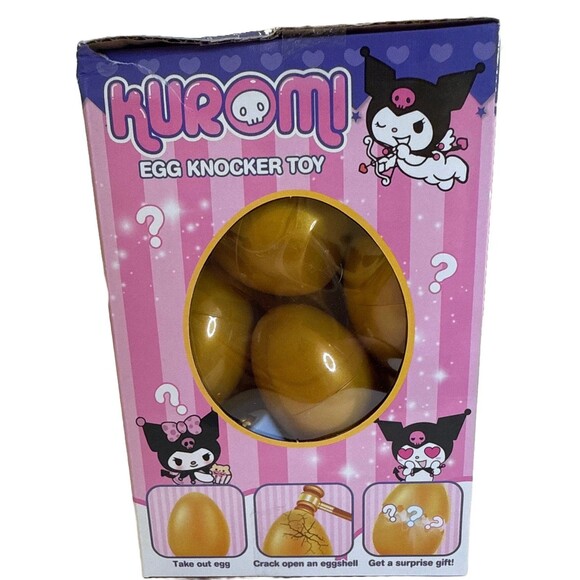 Inspired Kuromi Egg Knocker Toy Set 20pcs Surprise Eggs – New - Picture 2 of 6